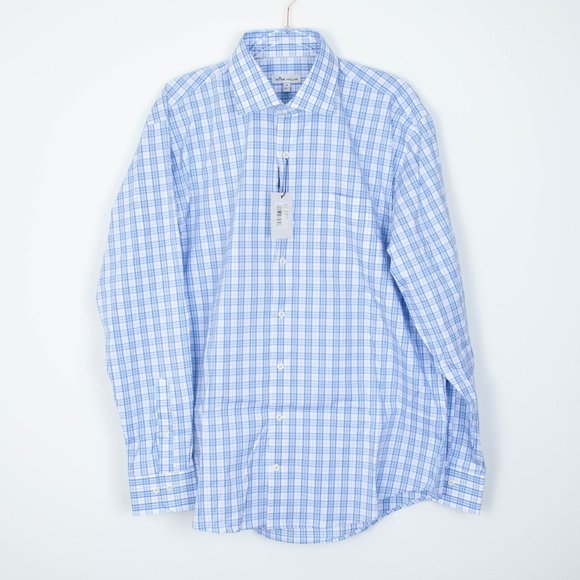 Peter Millar Other - Peter Millar Crown Comfort Button Down Plaid Shirt Size XL NWT
